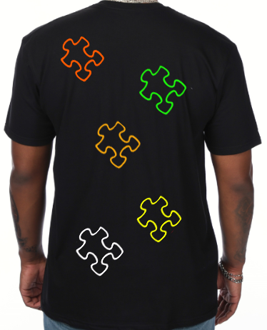 Puzzled Black Soft Style