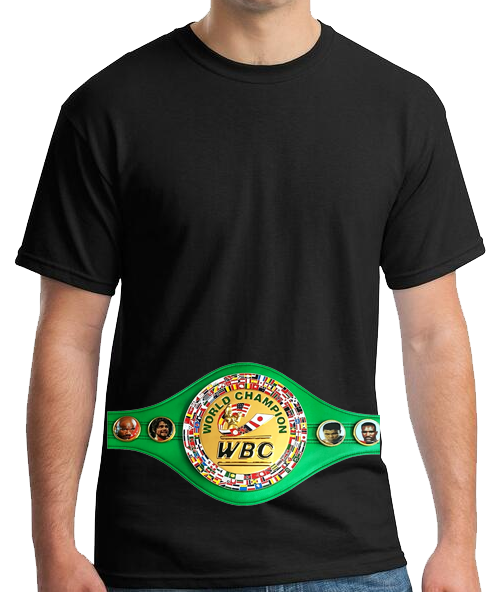 Custom made WBC Belt Shirt